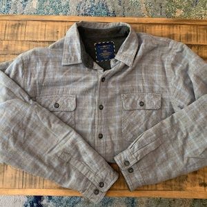 Club Room Shirt Jacket - XXL - Light Grey / Blue